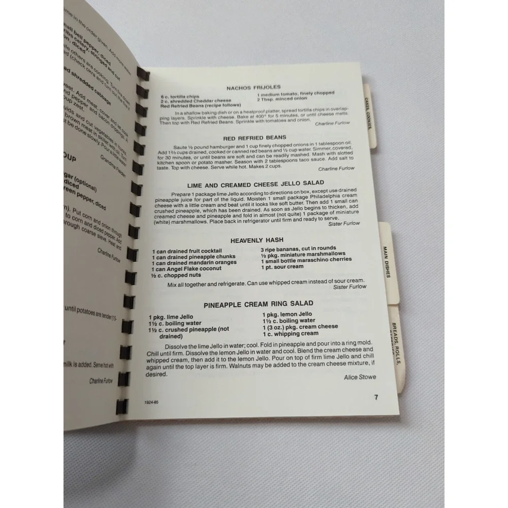 Jubilee Tabernacle First‎ United Pentacostal Church Cookbook 1986 Dorcas Sisters